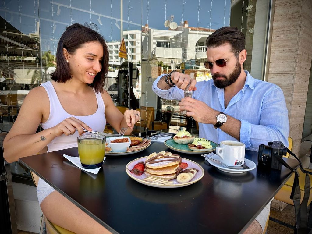 Dining at Nēbula terrace
